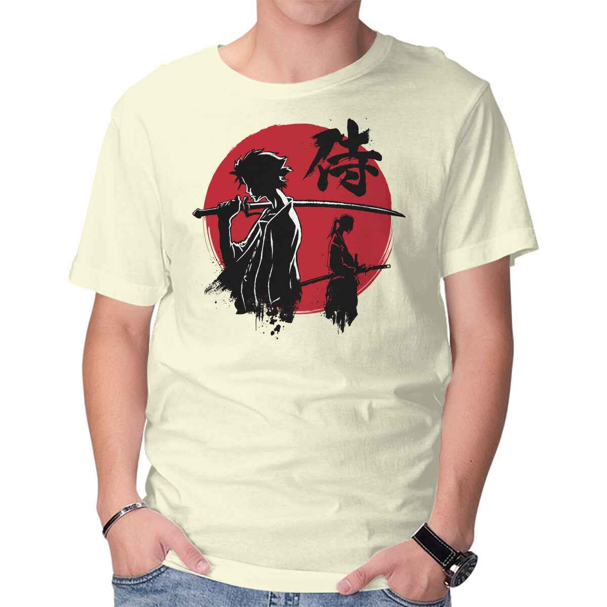 Mugen And Jin Sumi-e – Anime Graphic T-Shirt