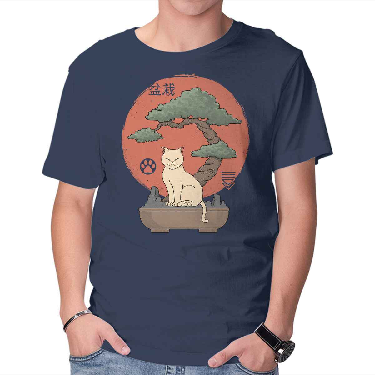 Bonsai Cat – Cat Graphic T-Shirt