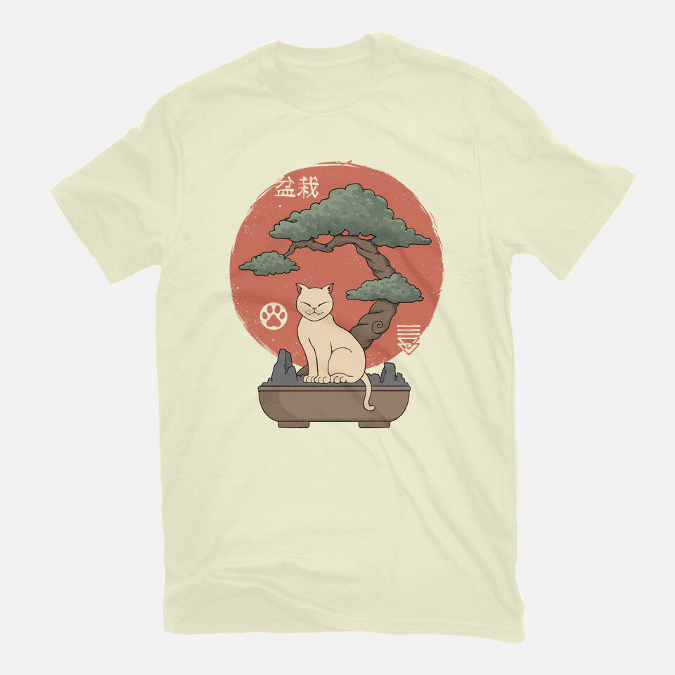 Bonsai Cat – Cat Graphic T-Shirt