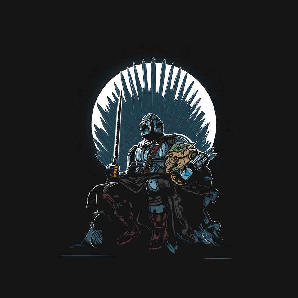 On The Throne – Sci-Fi Graphic T-Shirt