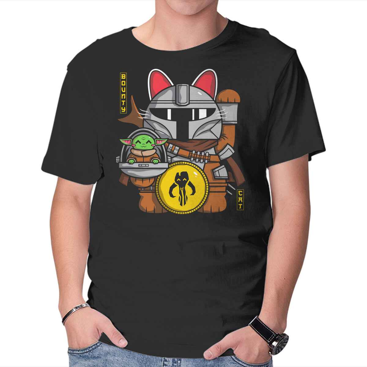 Bounty Cat – Sci-Fi Graphic T-Shirt