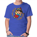 I Believe I Can Lie – Funny Graphic T-Shirt in royal blue, product display