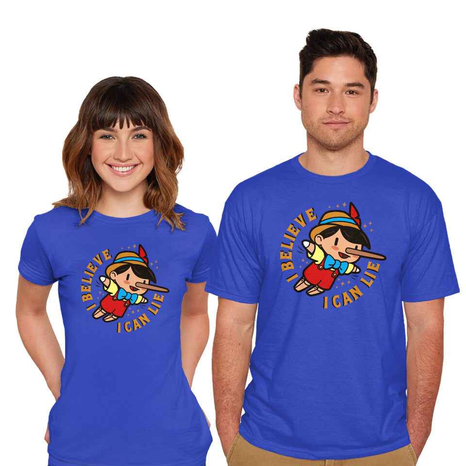 I Believe I Can Lie – Funny Graphic T-Shirt