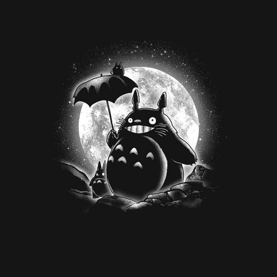 Moonlight Forest Friends – Anime Graphic T-Shirt