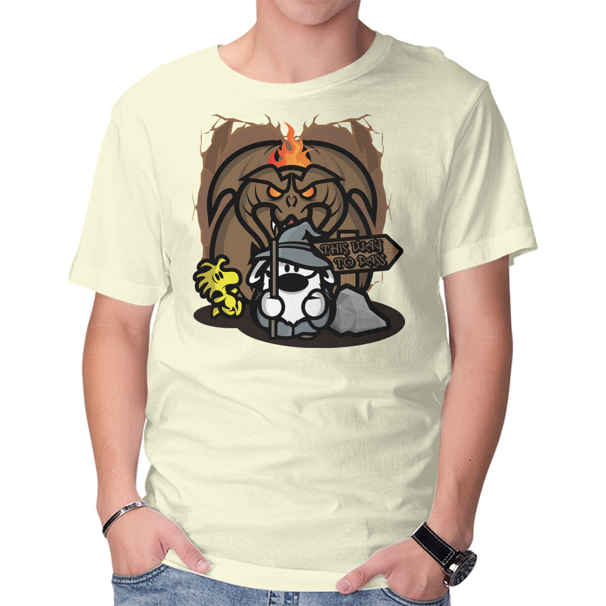 This Way To Pass – Dog Graphic T-Shirt