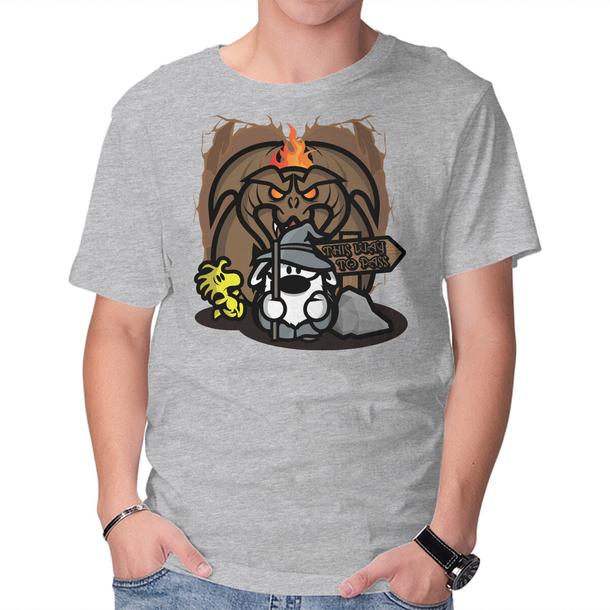 This Way To Pass – Dog Graphic T-Shirt