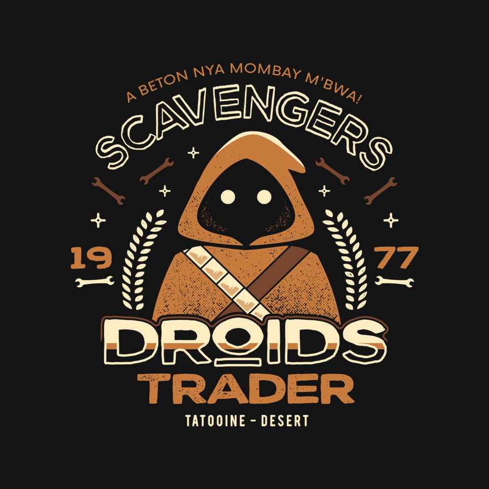 Droids Trader – Sci-Fi Graphic T-Shirt