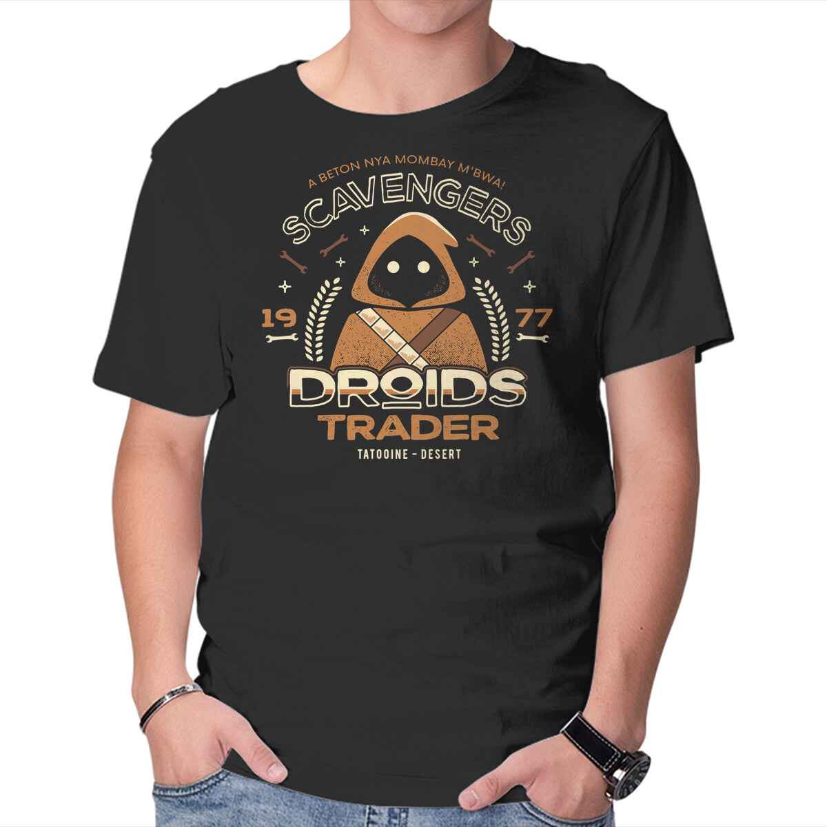 Droids Trader – Sci-Fi Graphic T-Shirt