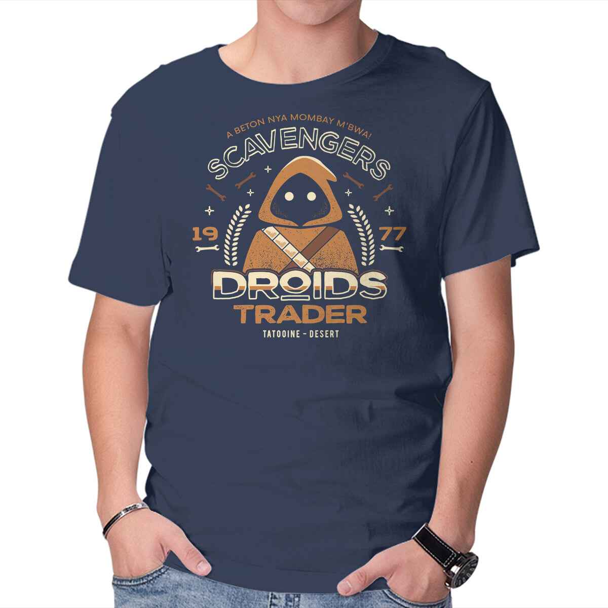 Droids Trader – Sci-Fi Graphic T-Shirt
