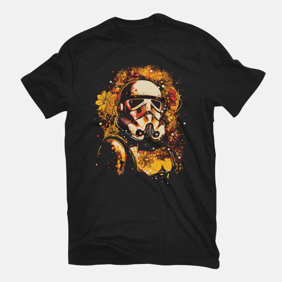 Flower Trooper – Sci-Fi Graphic T-Shirt