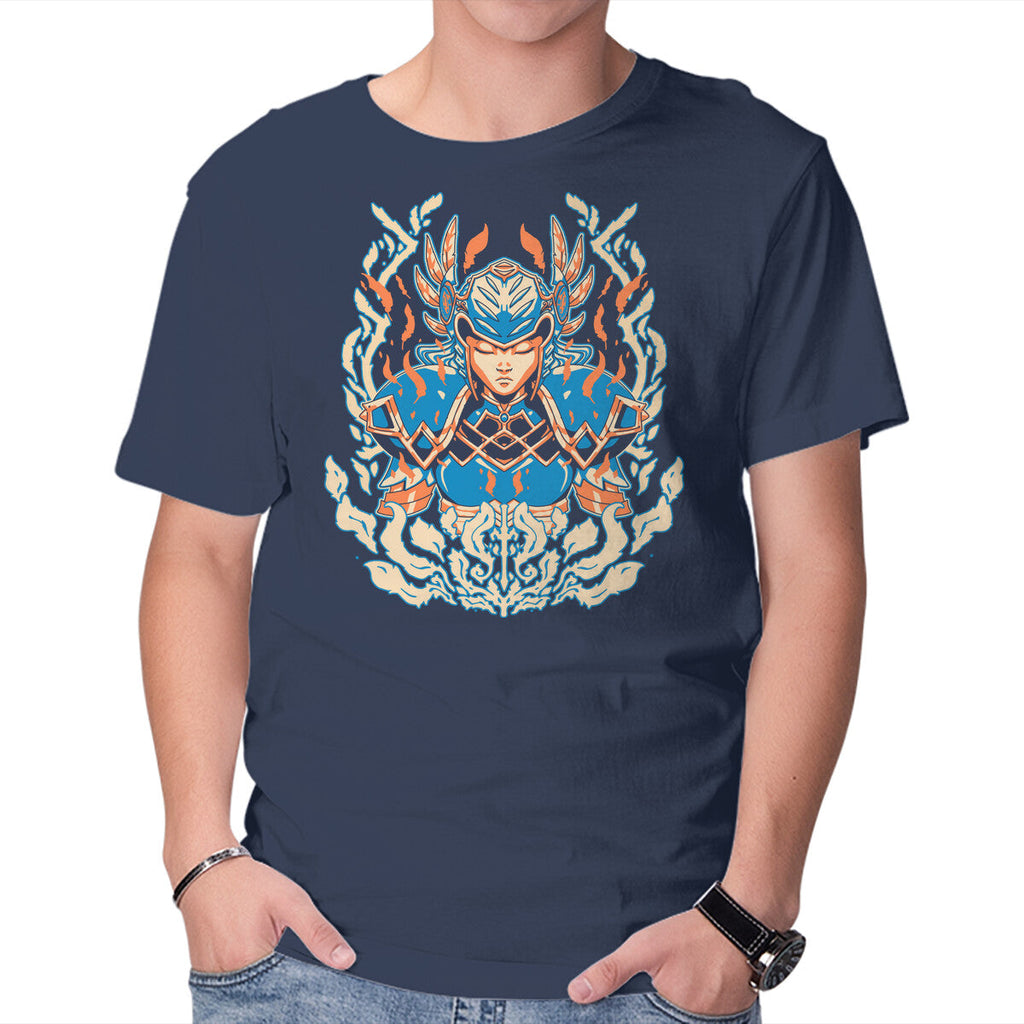 Valkyrie – Gaming Graphic T-Shirt in navy, product display