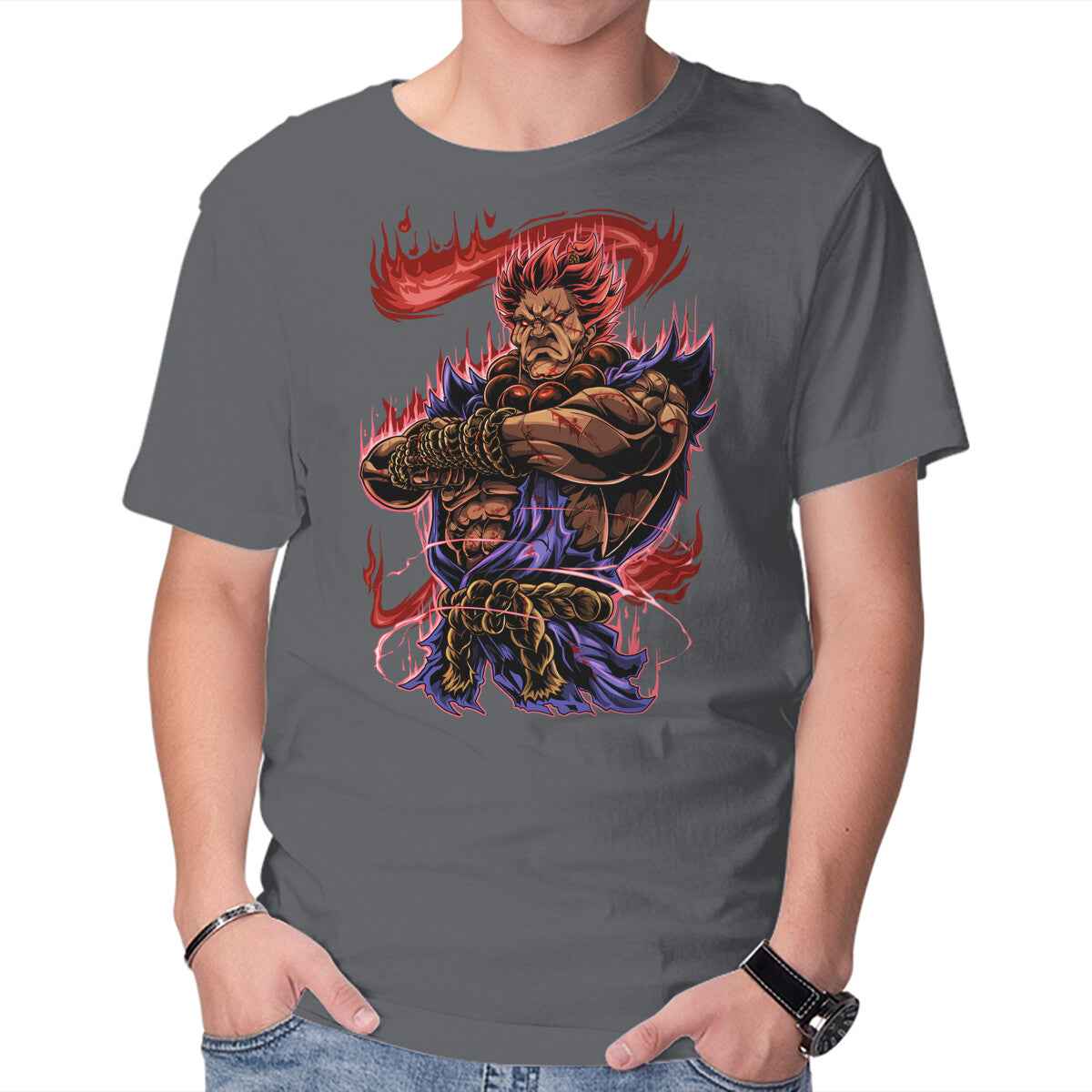 Fighting Demon – Gaming Graphic T-Shirt