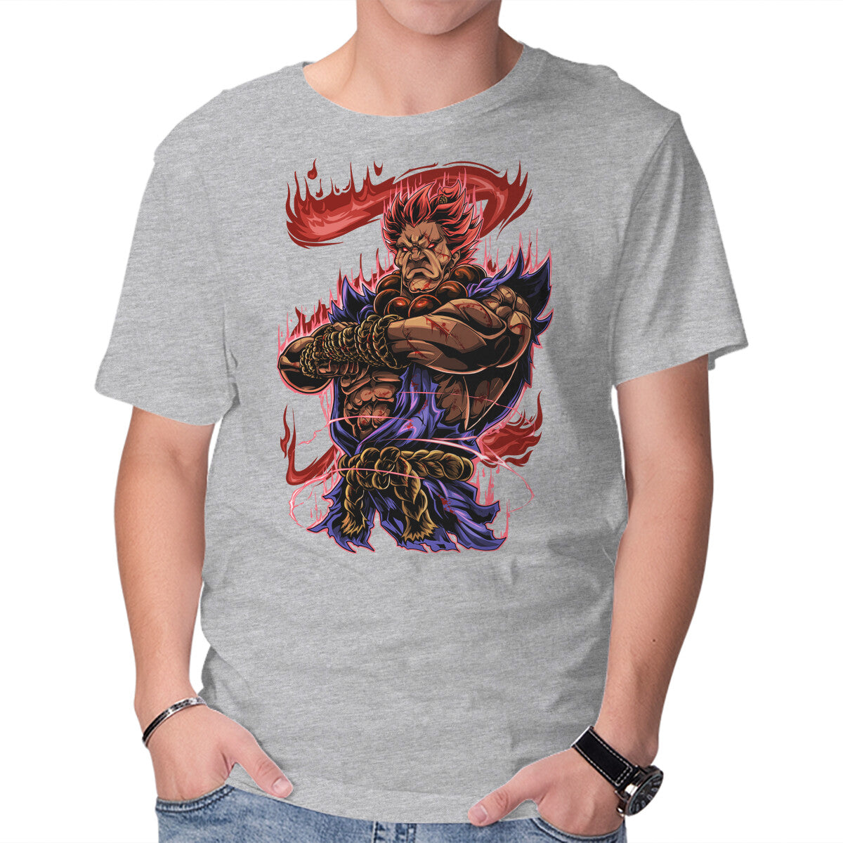 Fighting Demon – Gaming Graphic T-Shirt