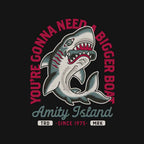 Amity Island Shark Tattoo – Horror Graphic T-Shirt