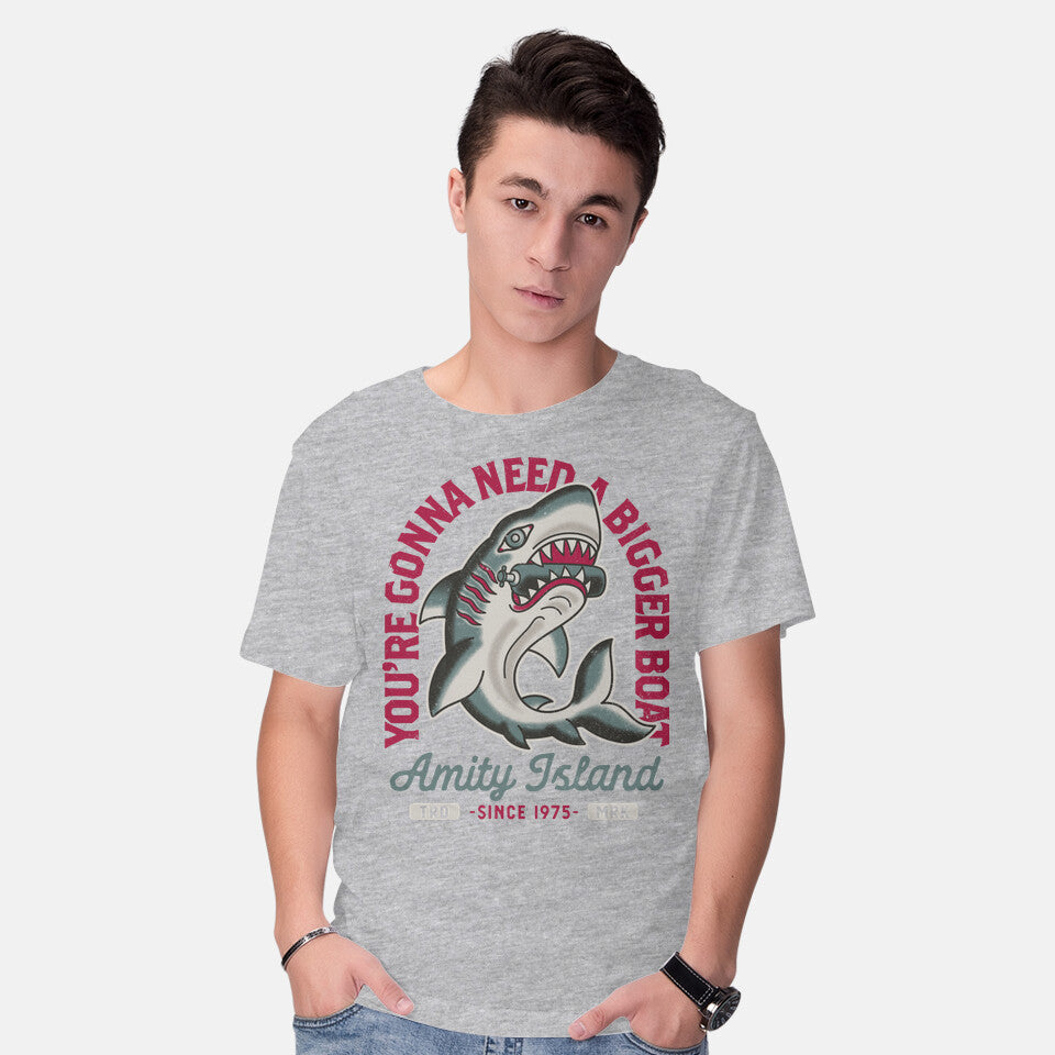 Amity Island Shark Tattoo – Horror Graphic T-Shirt
