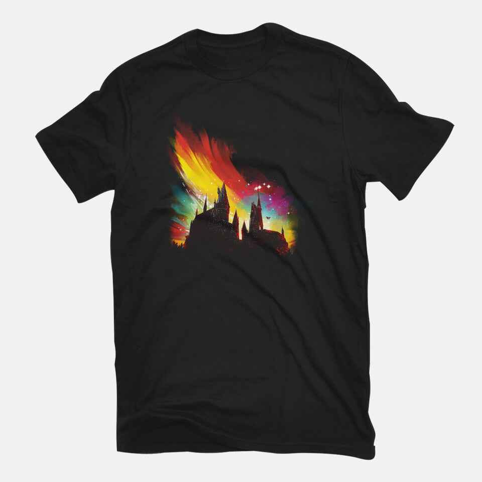 Sunset On The Castle – Fantasy Graphic T-Shirt