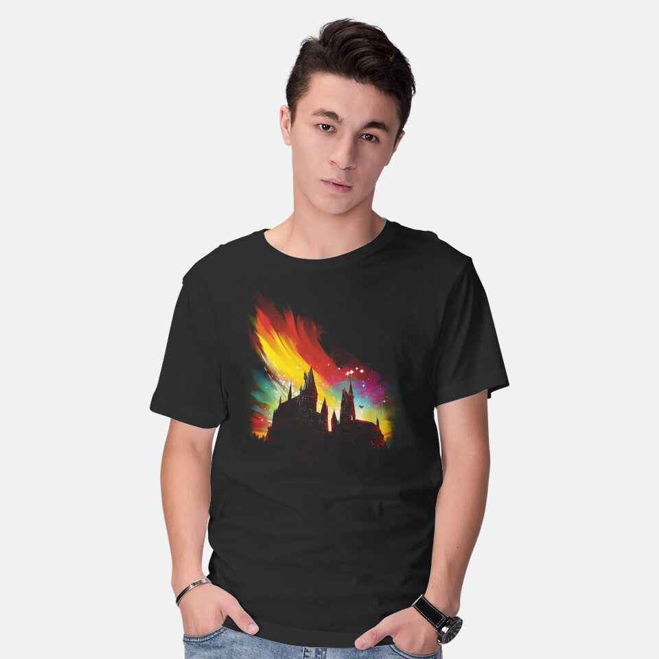 Sunset On The Castle – Fantasy Graphic T-Shirt