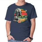 Beskar Dad – Sci-Fi Graphic T-Shirt in navy, product display