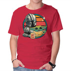 Beskar Dad – Sci-Fi Graphic T-Shirt in red, product display