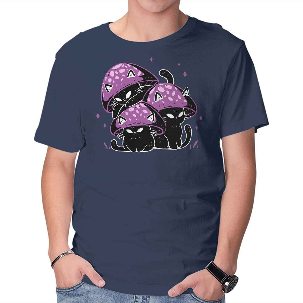 Mushroom Cats – Cat Graphic T-Shirt