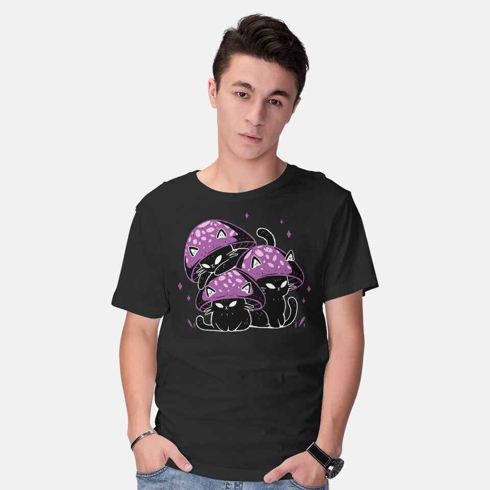 Mushroom Cats – Cat Graphic T-Shirt