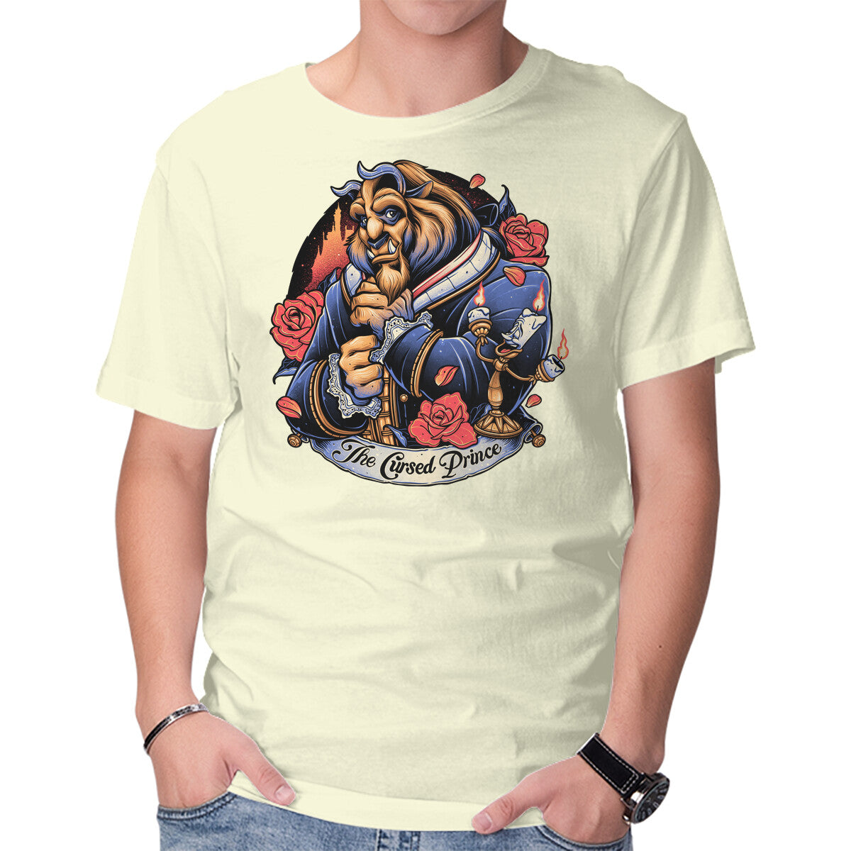 The Cursed Prince – Fantasy Graphic T-Shirt