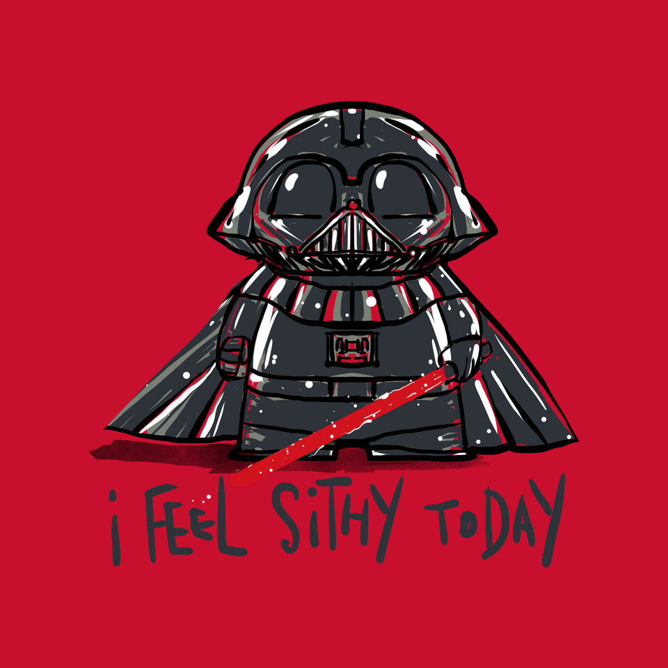 Sithy Inside – Gaming Graphic T-Shirt design artwork for red graphic T-shirt