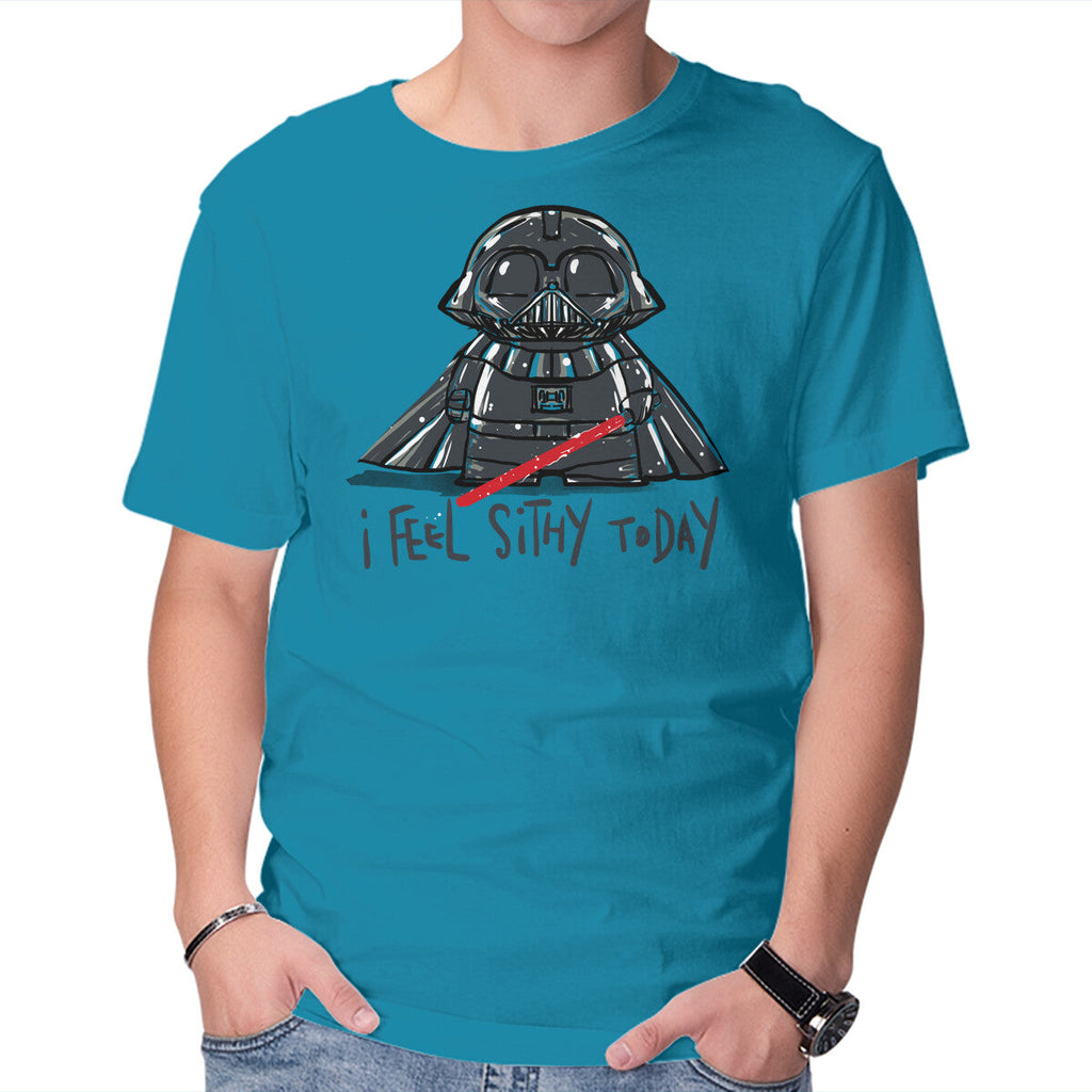 Sithy Inside – Gaming Graphic T-Shirt in turquoise, product display
