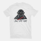 Sithy Inside – Gaming Graphic T-Shirt in white, flat-lay product view