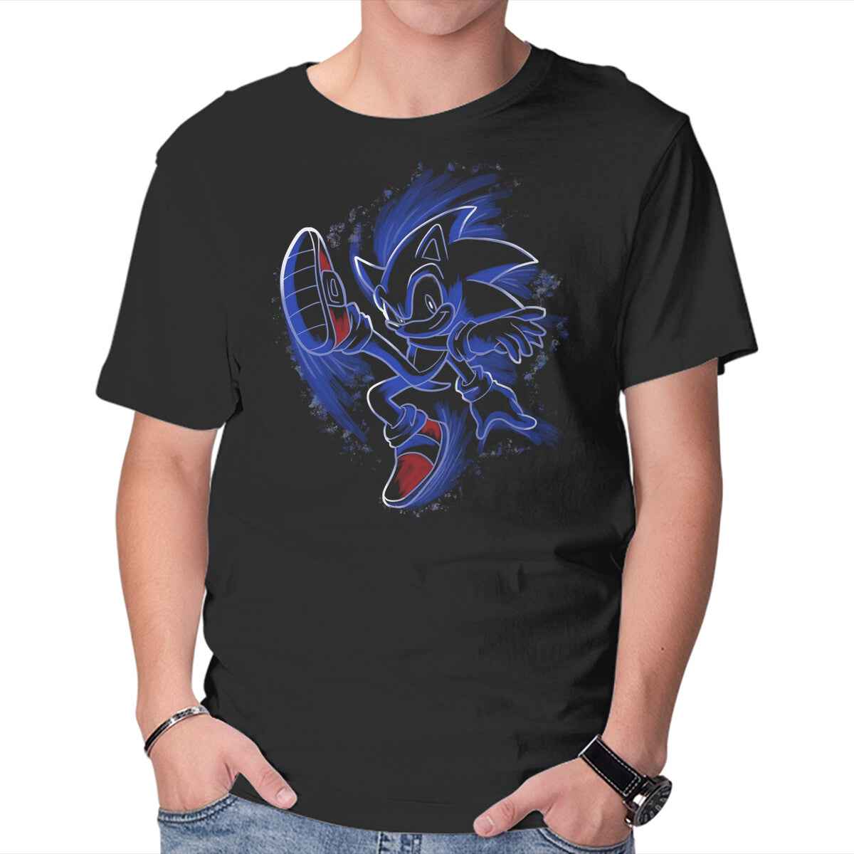 Speed Power Line – Gaming Graphic T-Shirt