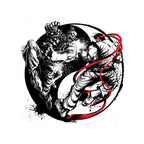 Endless Fight Graphic T-Shirt design artwork for white graphic T-shirt