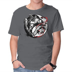 Endless Fight Graphic T-Shirt in charcoal, product display