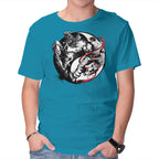 Endless Fight Graphic T-Shirt in turquoise, product display