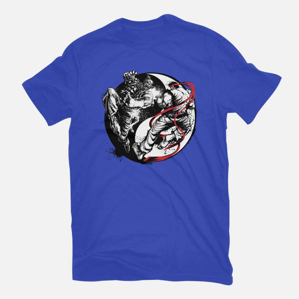 Endless Fight Graphic T-Shirt in royal blue, flat-lay product view