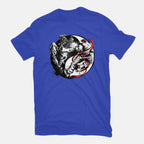 Endless Fight Graphic T-Shirt in royal blue, flat-lay product view