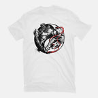 Endless Fight Graphic T-Shirt in white, flat-lay product view