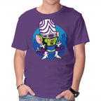 Double Conqueror Graphic T-Shirt in purple, product display