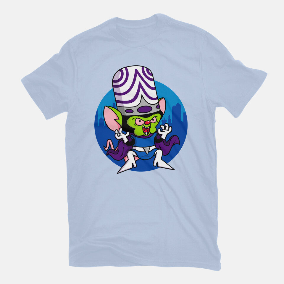 Double Conqueror Graphic T-Shirt in blue, flat-lay product view
