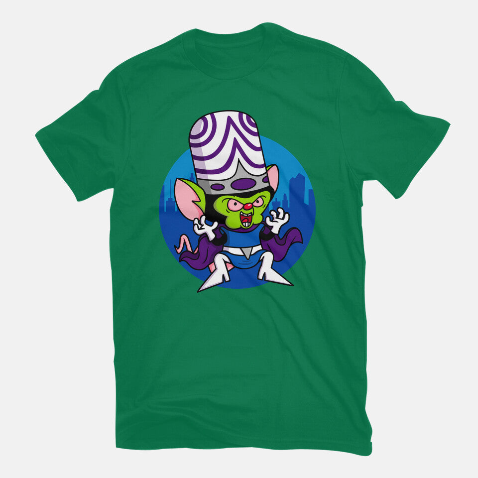 Double Conqueror Graphic T-Shirt in green, flat-lay product view