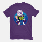Double Conqueror Graphic T-Shirt in purple, flat-lay product view