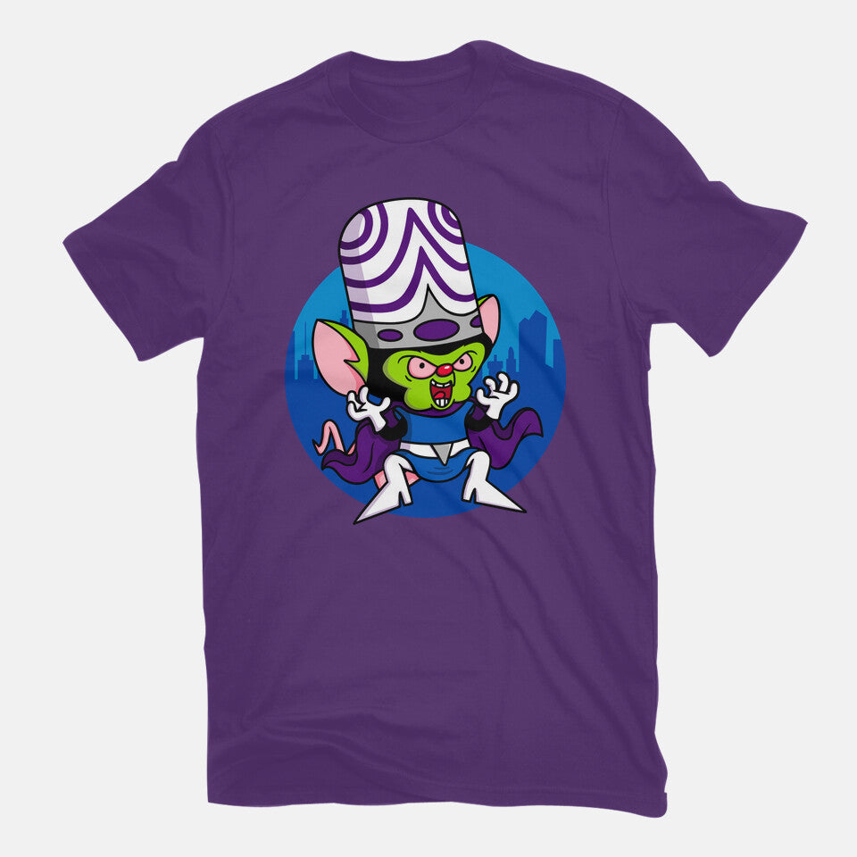 Double Conqueror Graphic T-Shirt in purple, flat-lay product view
