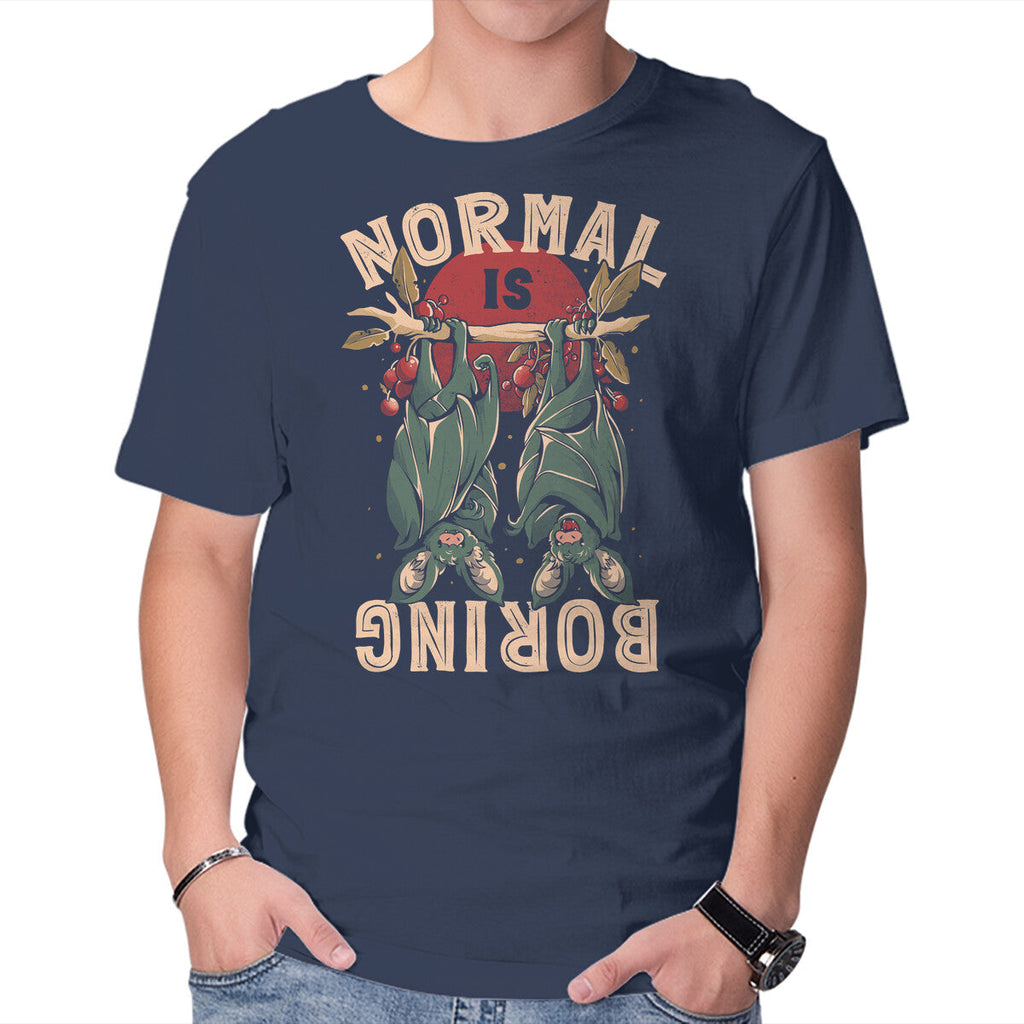 Normal Is Boring – Animal Graphic T-Shirt in navy, product display