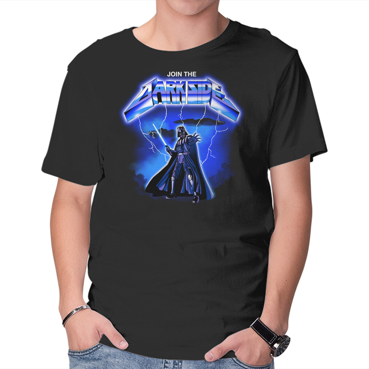 Metal Lord – Sci-Fi Graphic T-Shirt in black, product display
