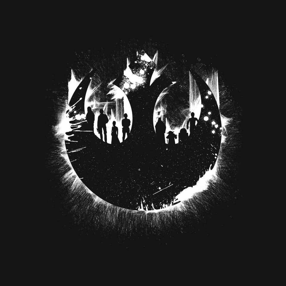 Rebel Shadow – Sci-Fi Graphic T-Shirt
