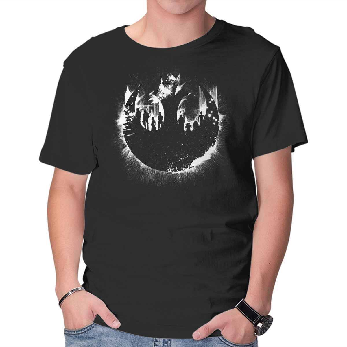 Rebel Shadow – Sci-Fi Graphic T-Shirt