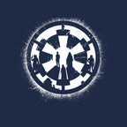 Dark Shadows – Sci-Fi Graphic T-Shirt design artwork for navy graphic T-shirt