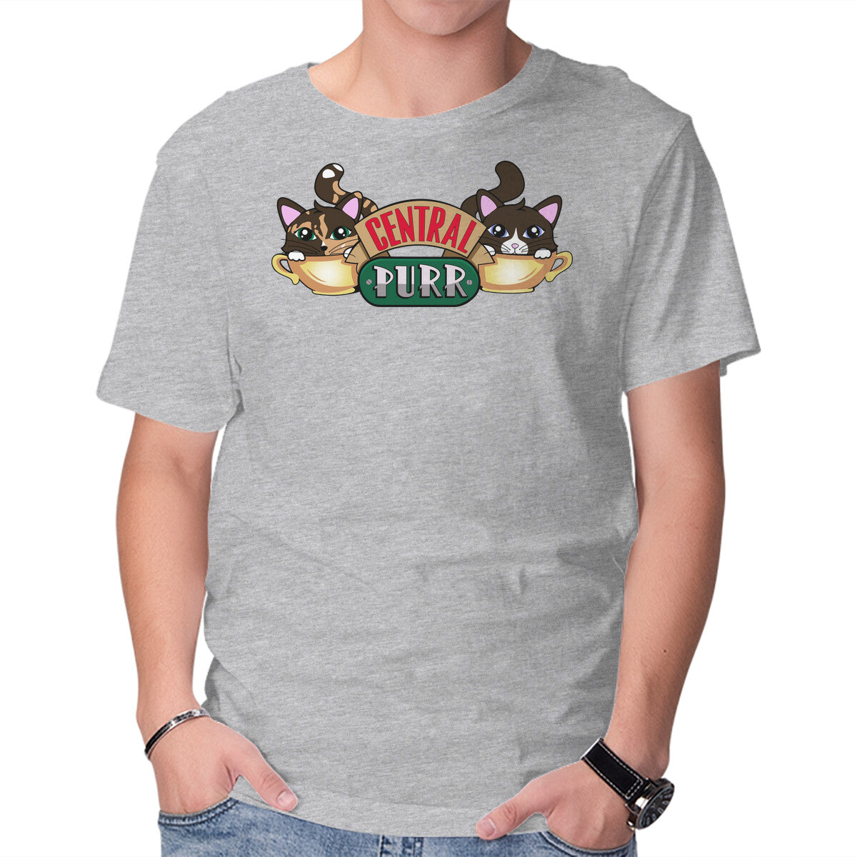 Central Purr – Cat Graphic T-Shirt