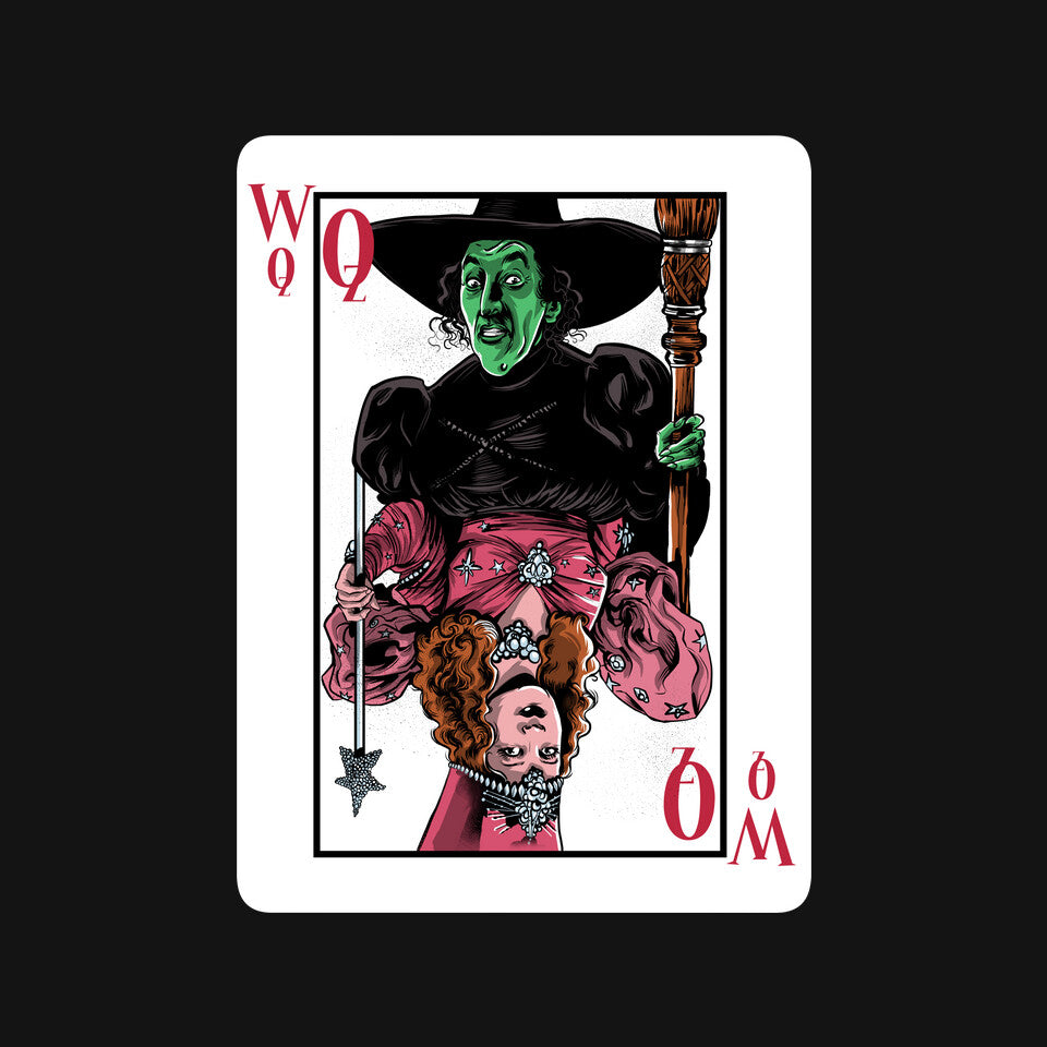 The Witches Of Oz – Fantasy Graphic T-Shirt design artwork for black graphic T-shirt