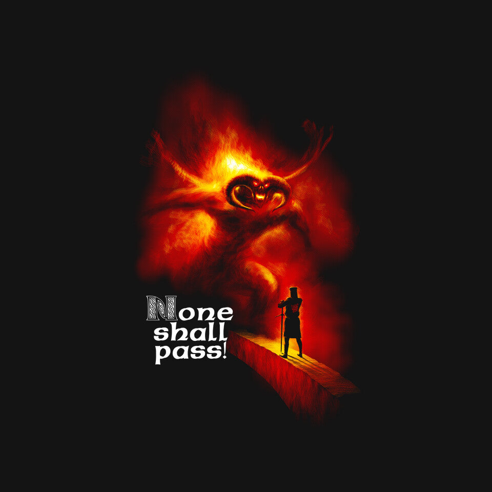 Black Knight Returns – Fantasy Graphic T-Shirt design artwork for black graphic T-shirt