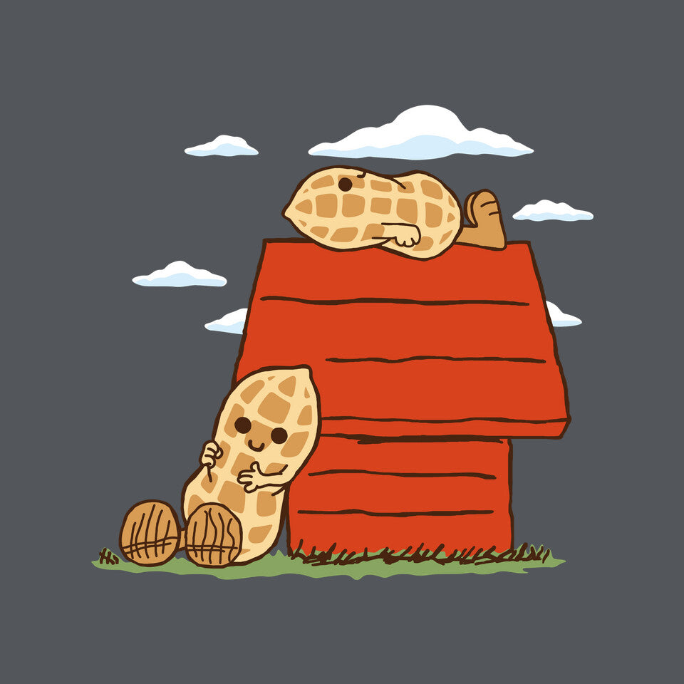 Peanuts – Funny Graphic T-Shirt design artwork for charcoal graphic T-shirt